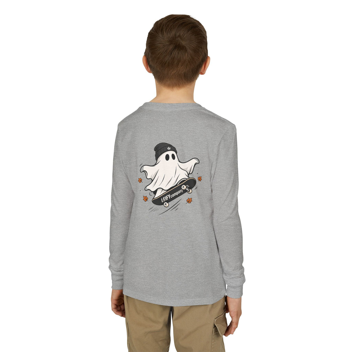Youth Ghosty Halloween Longsleeve by LEIFY