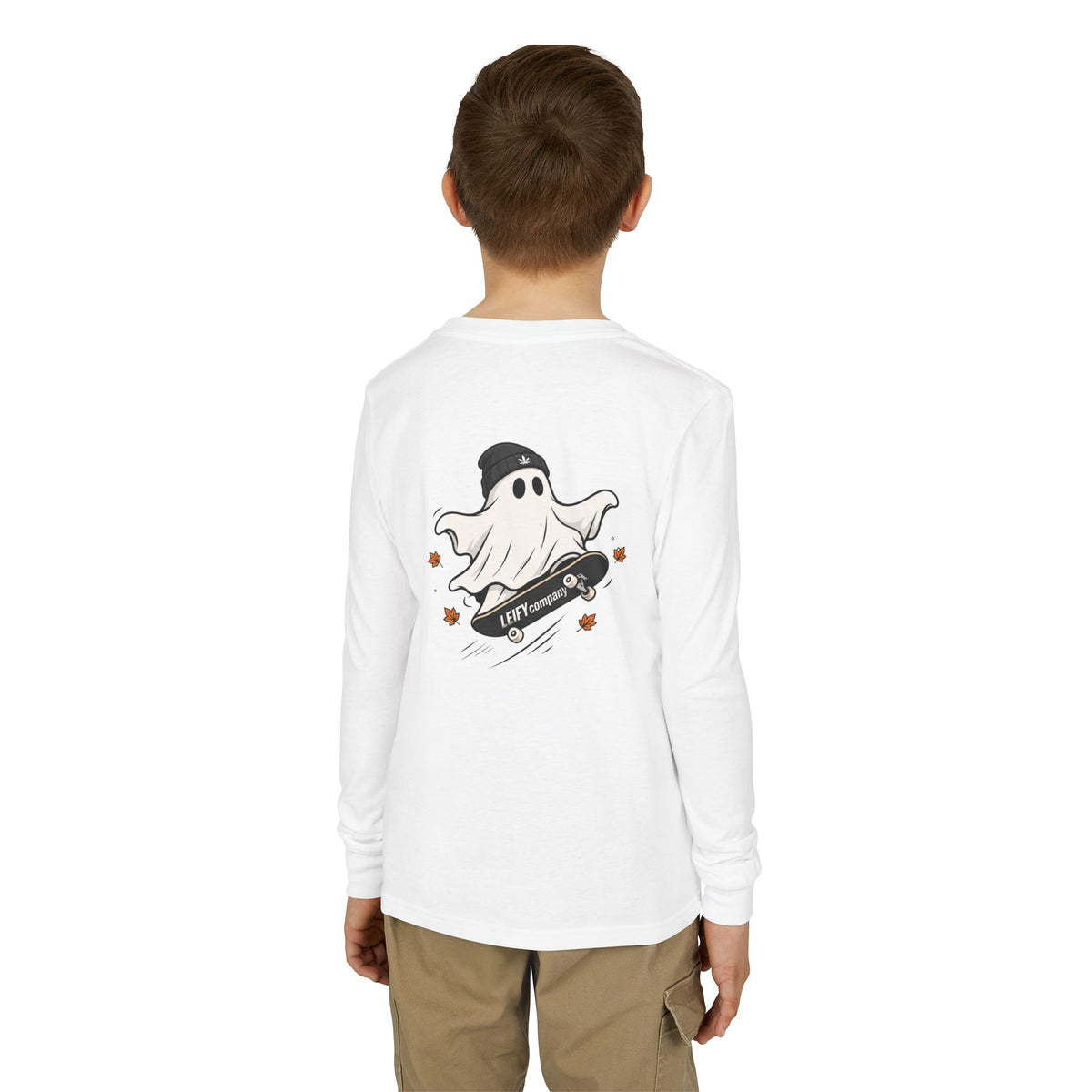 Youth Ghosty Halloween Longsleeve by LEIFY