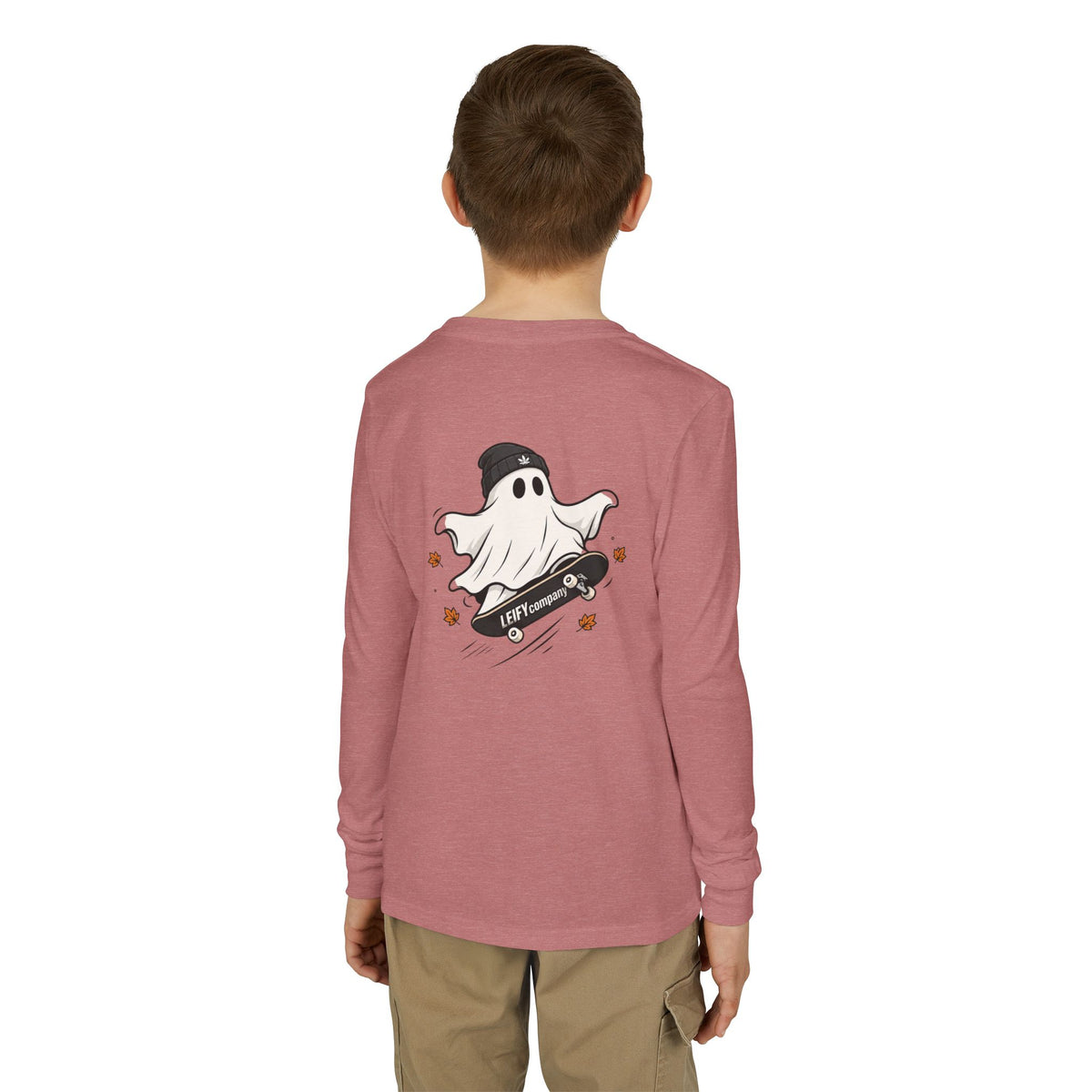 Youth Ghosty Halloween Longsleeve by LEIFY